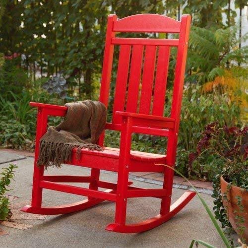 POLYWOOD Presidential Rocking Chair - Sunset Red