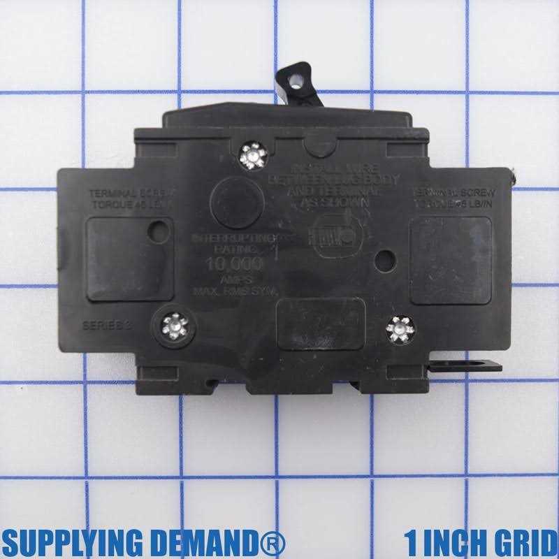 Supplying Demand 425097 QOU260 Circuit Breaker 230V 60A 2-Pole DIN Rail Mounting - Shop Hardware Tools Online Store