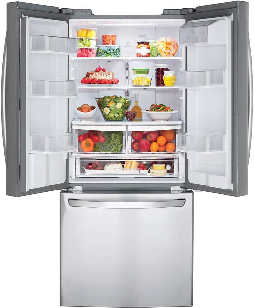 LG LFDS22520S 30 Inch French Door Refrigerator with 21.8 cu. ft. Capacity