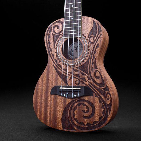 Oscar Schmidt Ou2tat Tattoo Mahogany Concert Ukulele