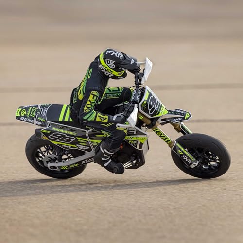 Losi Promoto-SM 1/4 Super Moto Motorcycle FXR White RTR Basic LOS-2272
