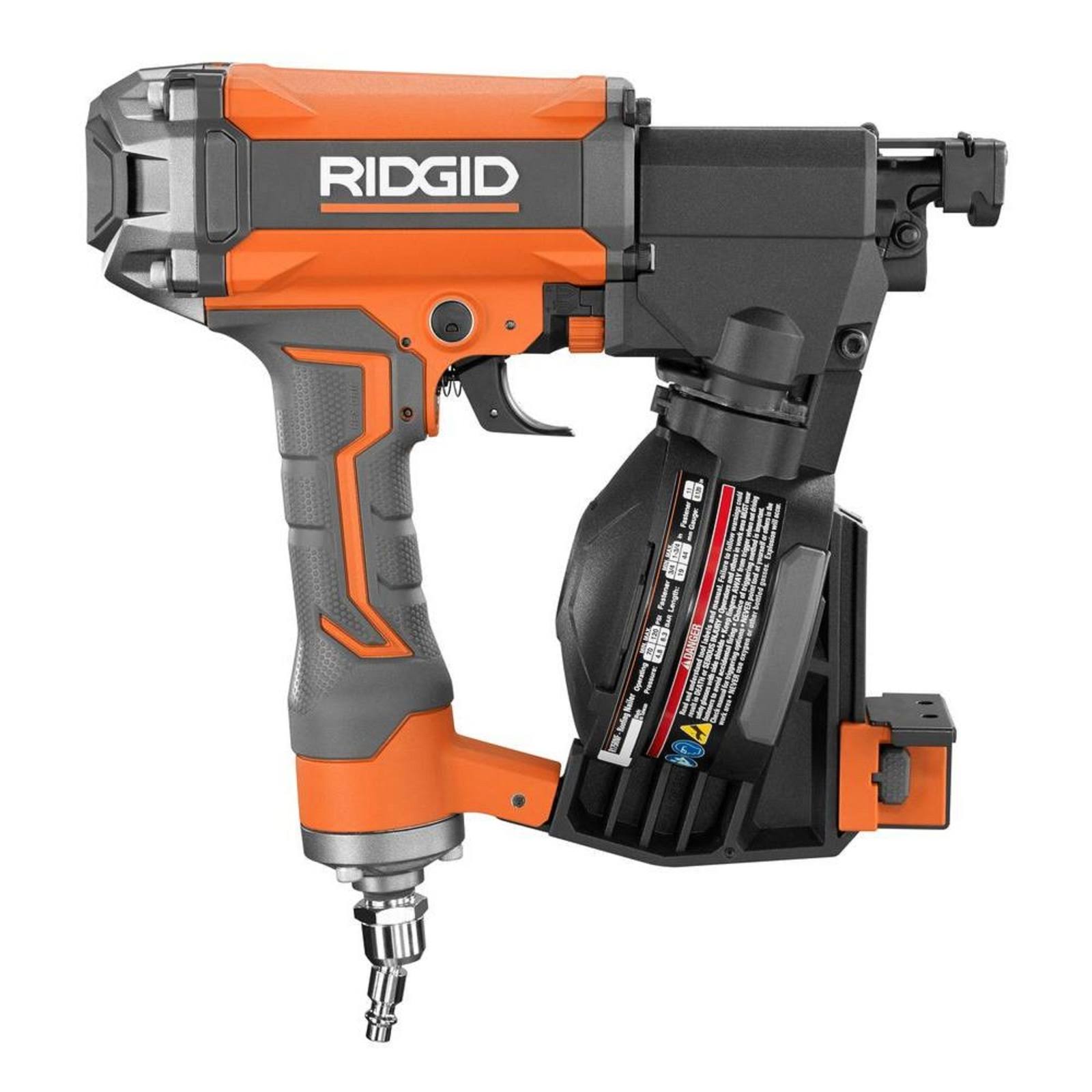 Ridgid - R175rnf 15-Degree 1-3/4 in. Coil Roofing Nailer