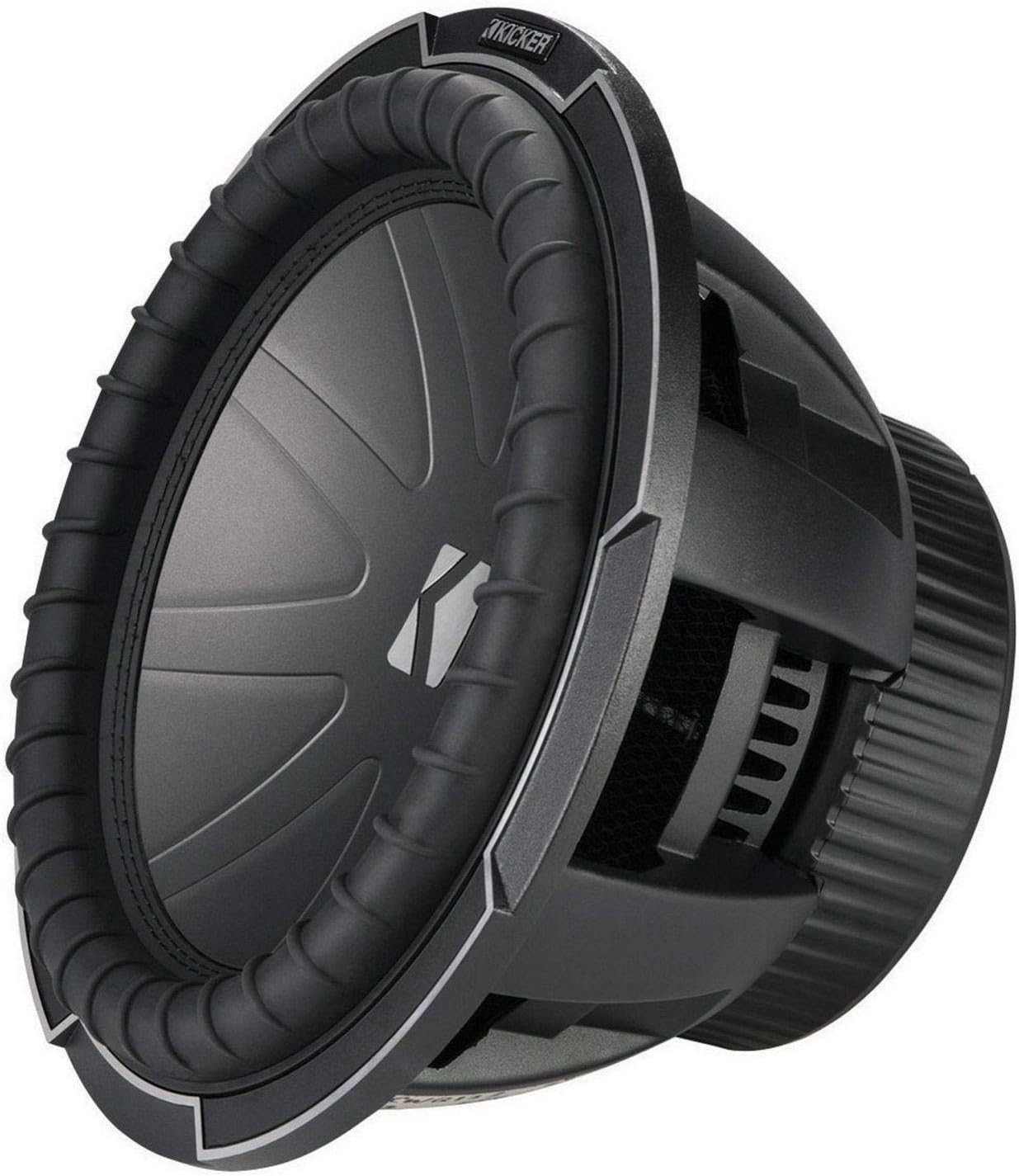 KICKER 42CWQ122 12" CompQ Subwoofer w/Dual 2-Ohm Voice Coils