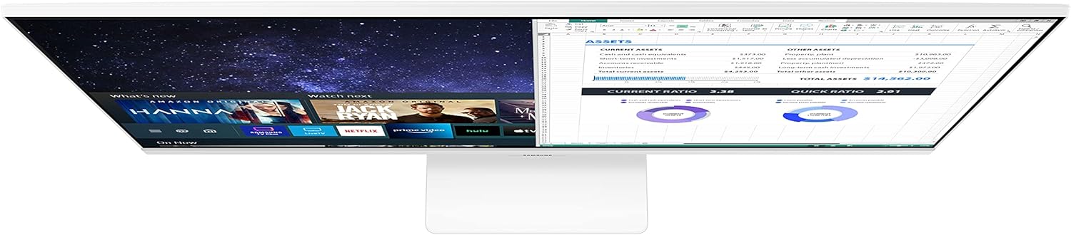 Samsung 27-Inch Class Monitor M5 Series - FHD Smart Monitor and Streaming TV (LS27AM501NNXZA, 2021 Model)