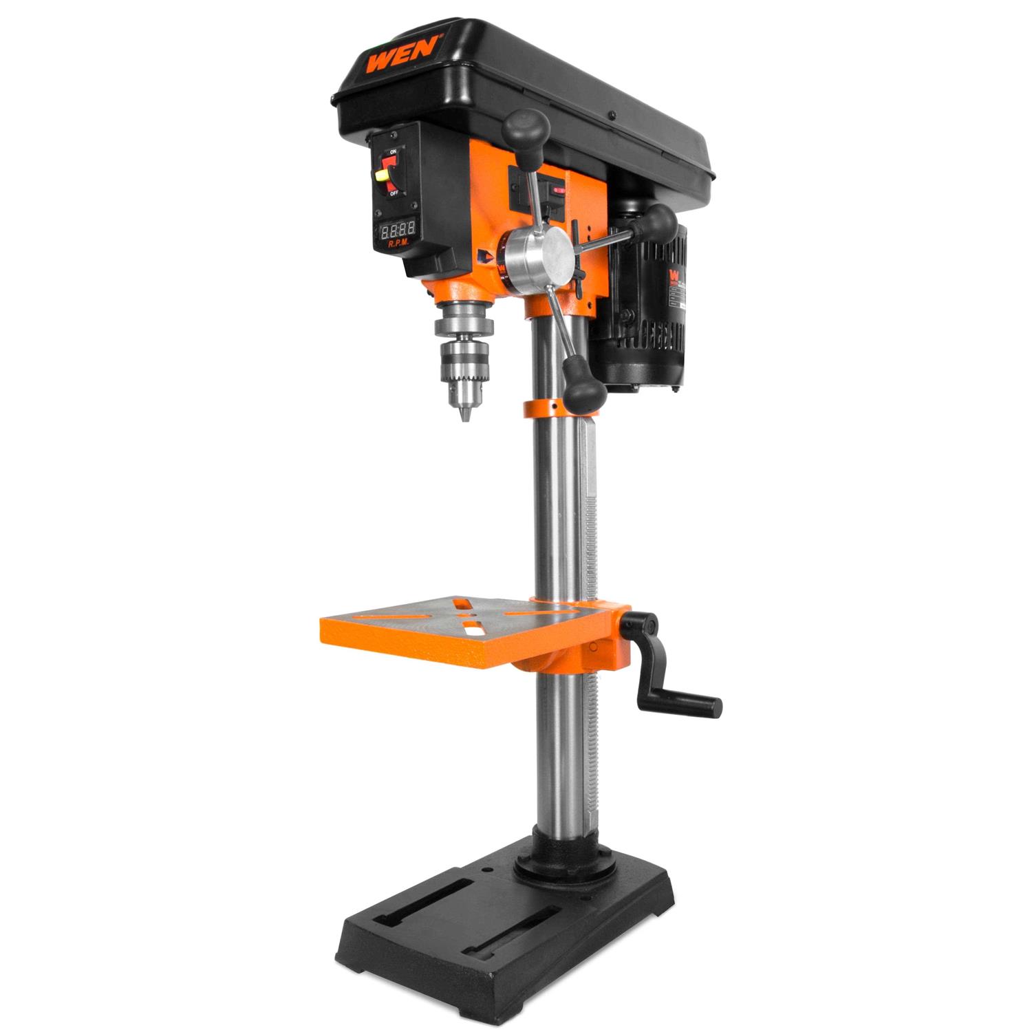 WEN 5-Amp 10-Inch Variable Speed Cast Iron Benchtop Drill Press with Laser - Shop Hardware Tools Online Store