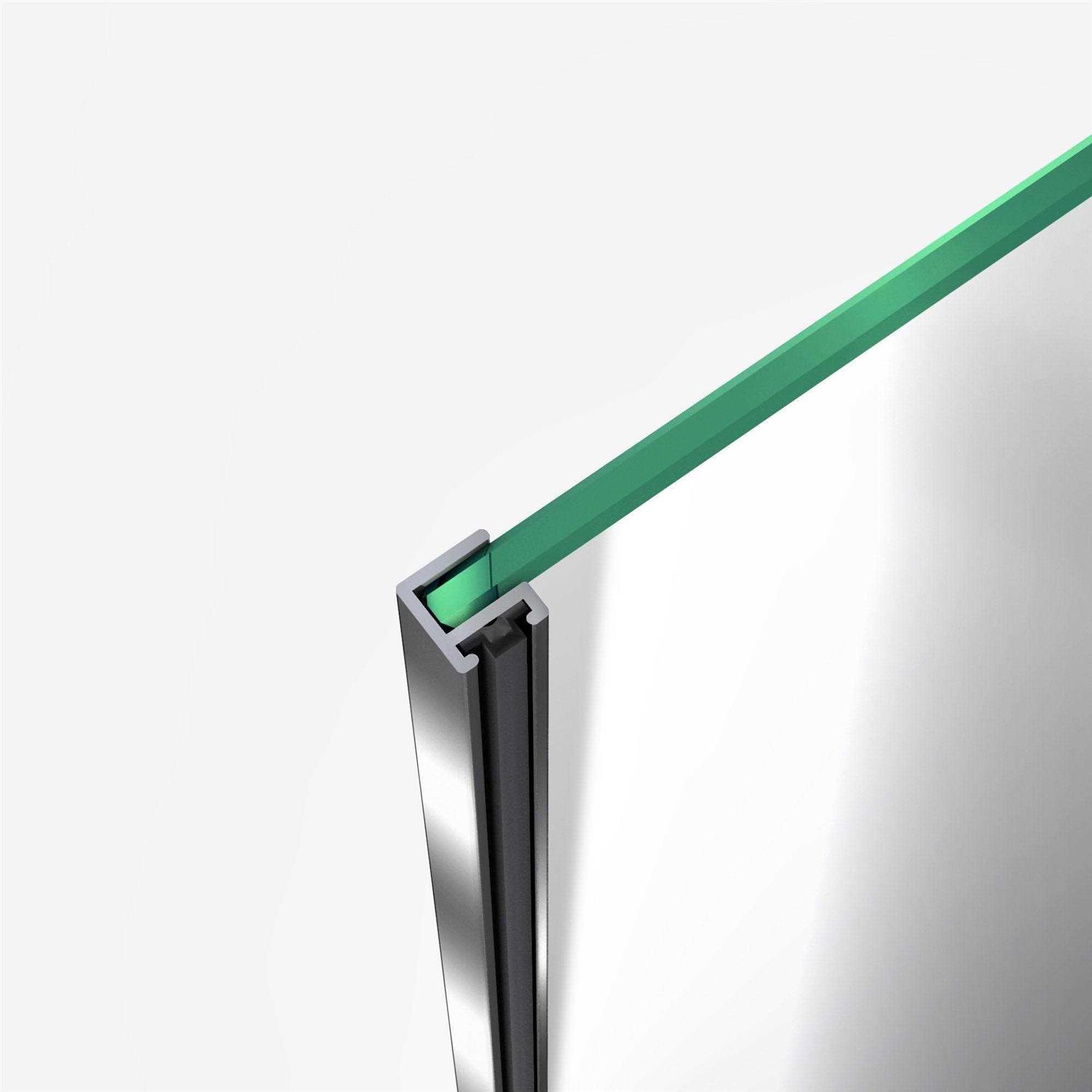 DreamLine Flex 56-60 in. W x 72 in. H Semi-Frameless Pivot Shower Door SHDR-22607200-01 - Shop Hardware Tools Online Store
