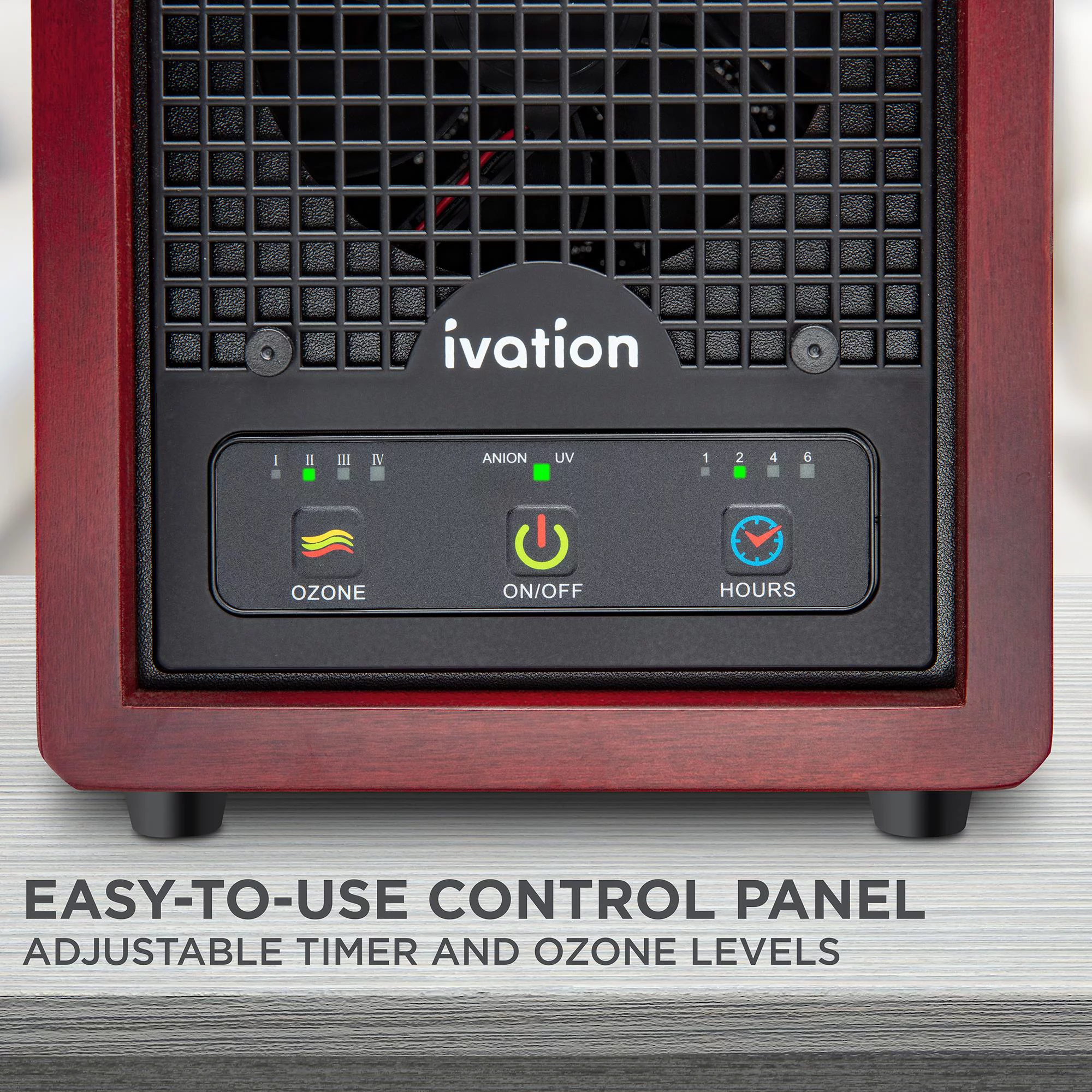 Ivation Ozone Air Purifier | Portable Deodorizing System w/ Multi-Level Filtration, Ionizer Plate, UV Lamps, Fan & Timer | Eliminates Odors from Pets, Smoke, Food & More | For Rooms Up to 3,500 Sq/Ft