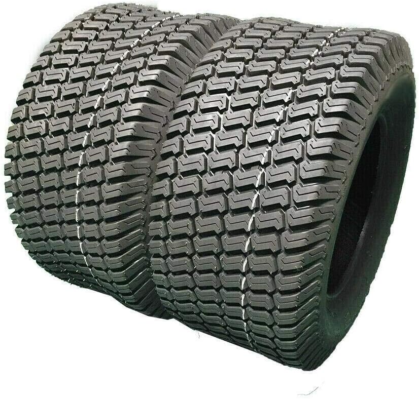 SUNROAD 2pcs 18x8.50-8 Garden Lawn Mower Turf Tires 4PR Tubeless Tire 18x8.50x8