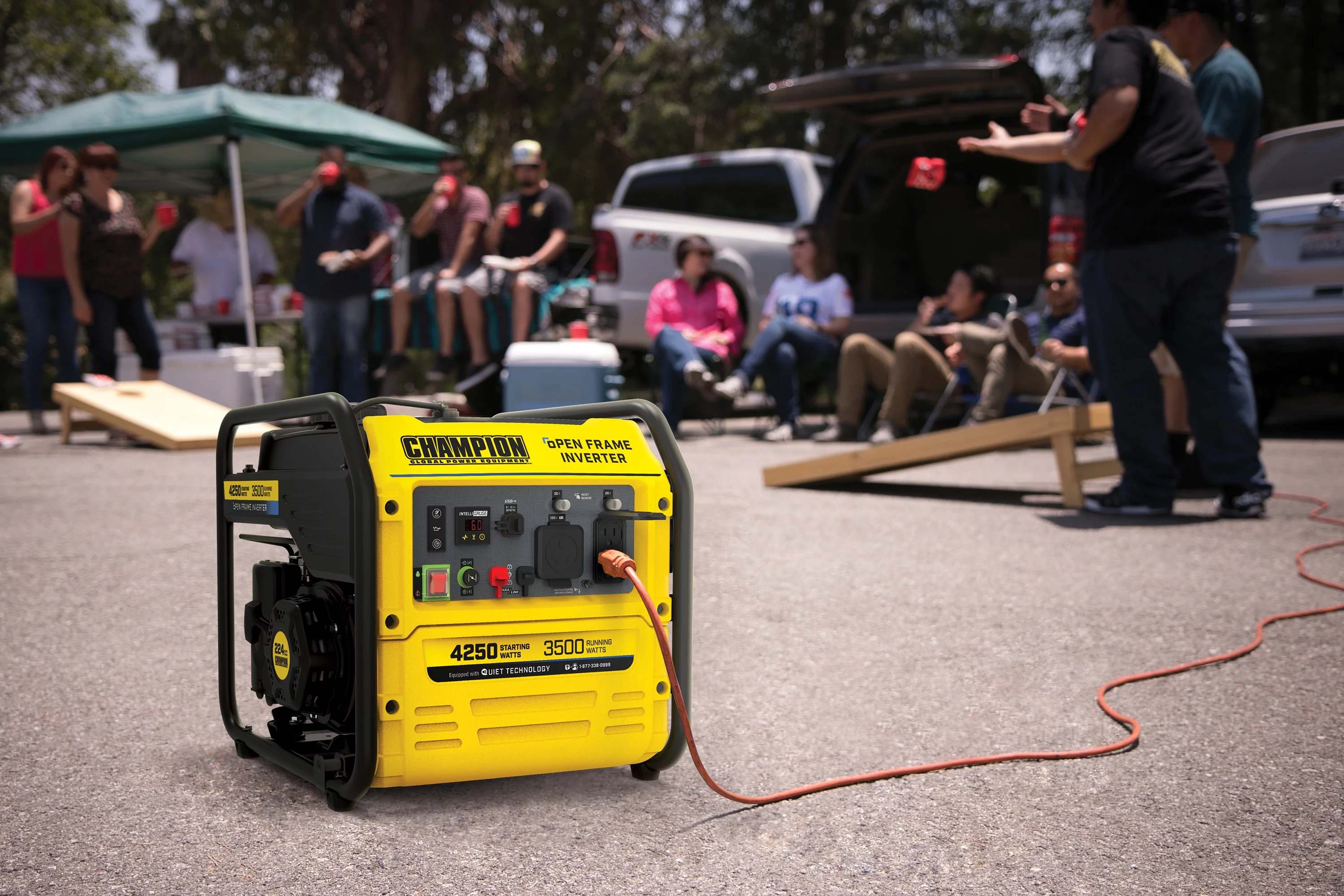 Champion Power Equipment 4250-Watt RV Ready Open Frame Gasoline Inverter Generator