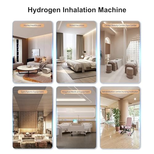 Hydrogen Machine, 120W Hydrogen Water Machine Portable Hydrogen Water Inhalation Machine Stable Performance Hydrogen Water Ionizer Water Electrolysis Ionizer for Home Travel