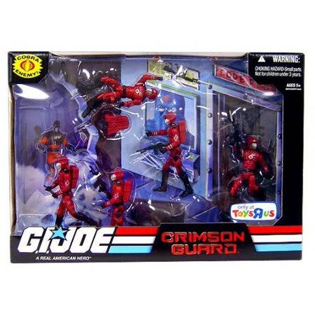 Gi Joe Exclusive Action Figure Troop Builders Set Cobra Crimson Guard