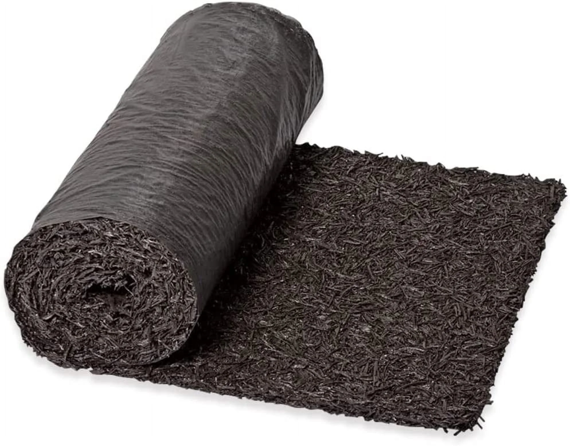 Recycled Rubber Walkway | Natural Looking Permanent Mulch Pathway Solution and Plants Vegetables & Flower Garden Barrier | Garden Edging Border Mat - 8' x 2' - Curated Treasures Market
