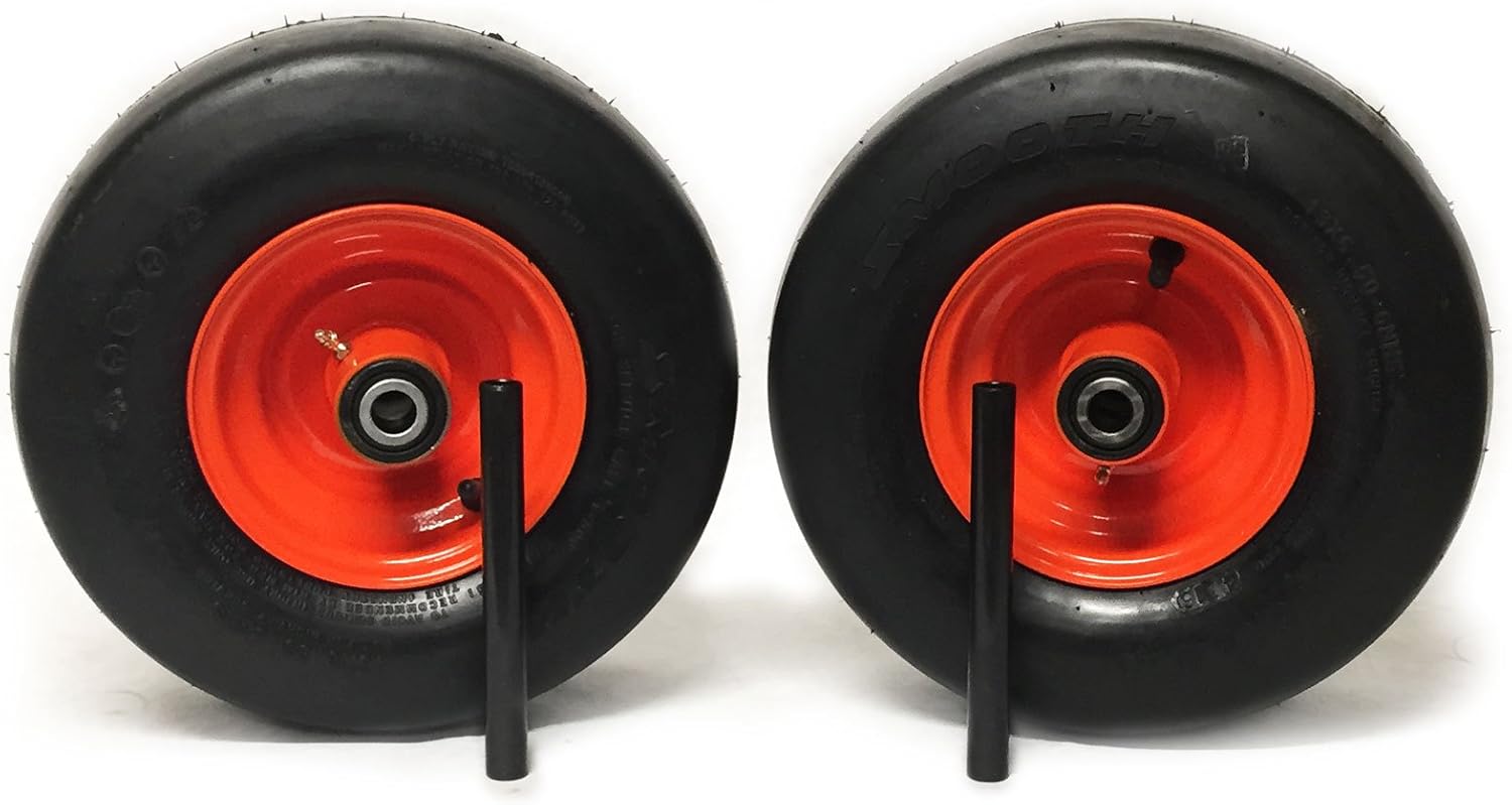 MowerPartsGroup (2) Bad Boy Pneumatic Wheel Assemblies 13x6.50-6 Fits ZT Outlaw Repl 022-1050-00