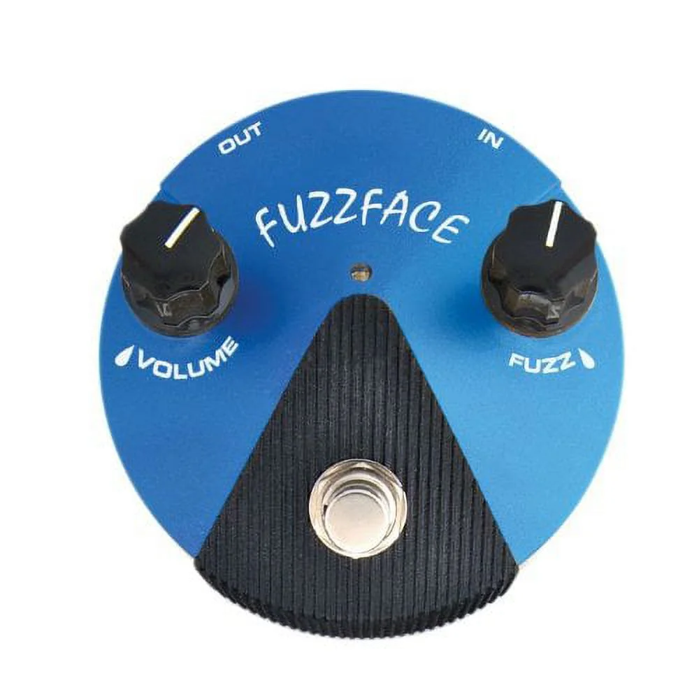Dunlop Silicon Fuzz Face Mini Blue Guitar Effects Pedal - Curated Treasures Market
