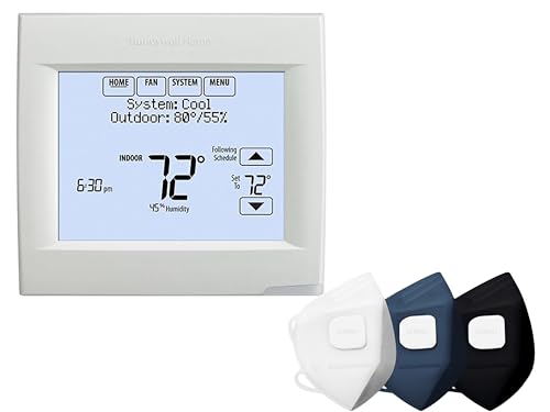Honeywell Home TH8321WF1001/U VisionPRO 8000 Wi-Fi Programmable Thermostat, 1 Pack, Playhardest Cloth Bundle