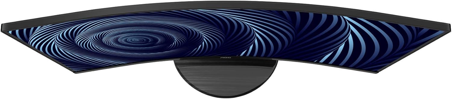 AOC CU32V3 32" Super-Curved 4K UHD monitor, 1500R Curved VA, 4ms, 121% sRGB Coverage / 90% DCI-P3, HDMI 2.0/DisplayPort, VESA, Black