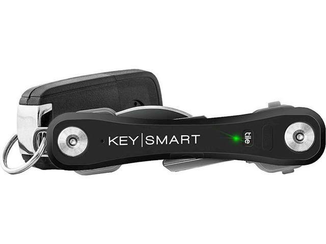 KeySmart Pro with TileSmart LOCATION; Black - Black, Size: One Size
