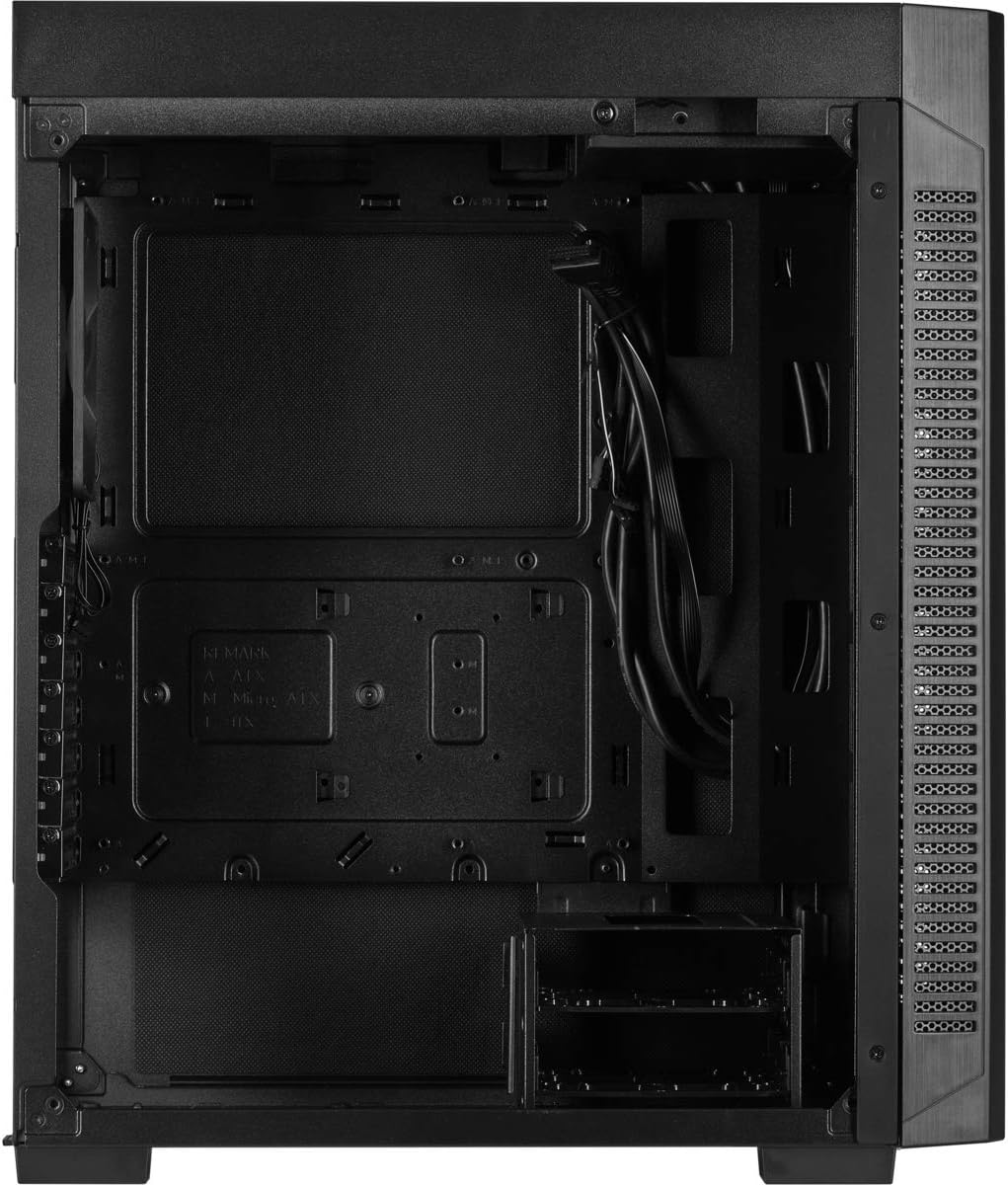 Corsair 110Q Mid-Tower Quiet ATX Case, Black, Solid, Standard