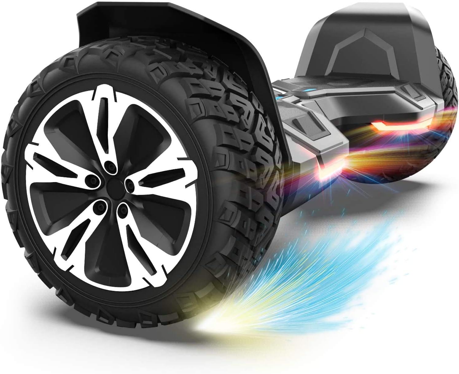 Gyroor Warrior 8.5 inch All Terrain Off Road Hoverboard with Bluetooth Speakers and LED Lights, UL2272 Certified Self Balancing Scooter