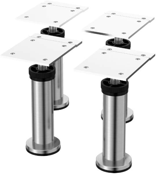 IKEA - CAPITA Leg, Stainless Steel 4 3/8-4 3/4 (X4) Pack of 2
