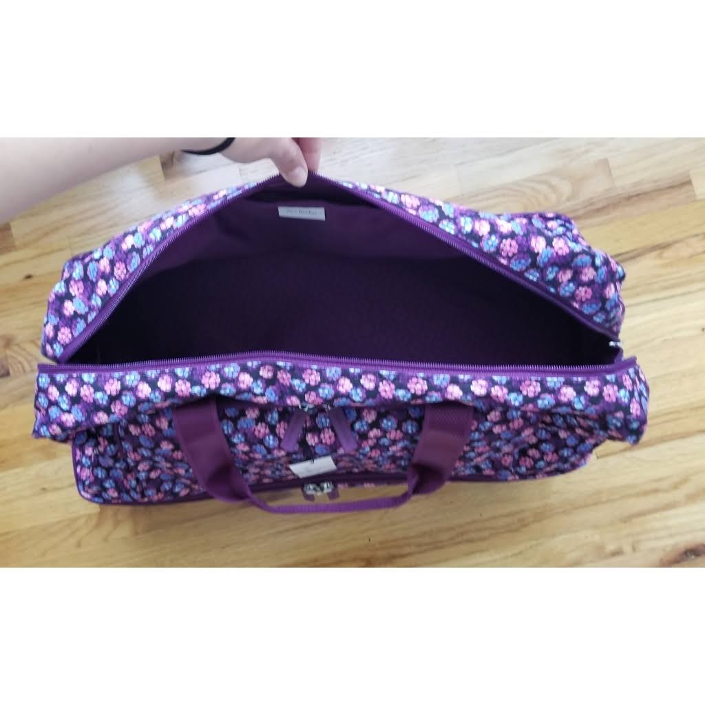Vera Bradley Wheeled Carry on in Berry Burst