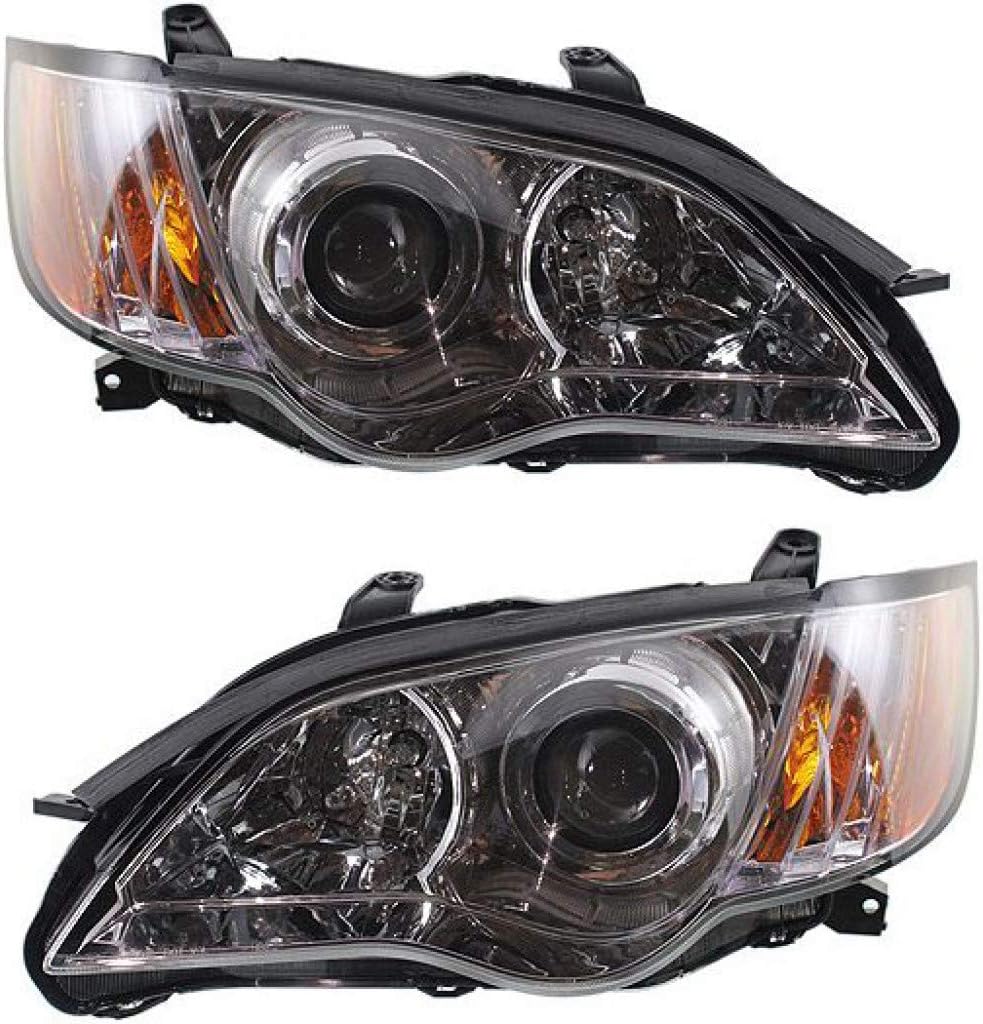 For Subaru Legacy Headlight Assembly 2008 2009 Pair Driver and Passenger Side DOT Certified