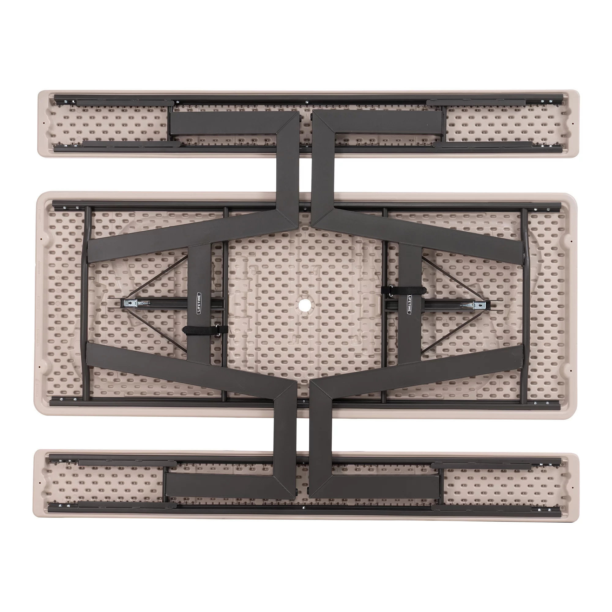 Lifetime 6-Foot W-Frame Desert Sand - HDPE Folding Picnic Table (60364)