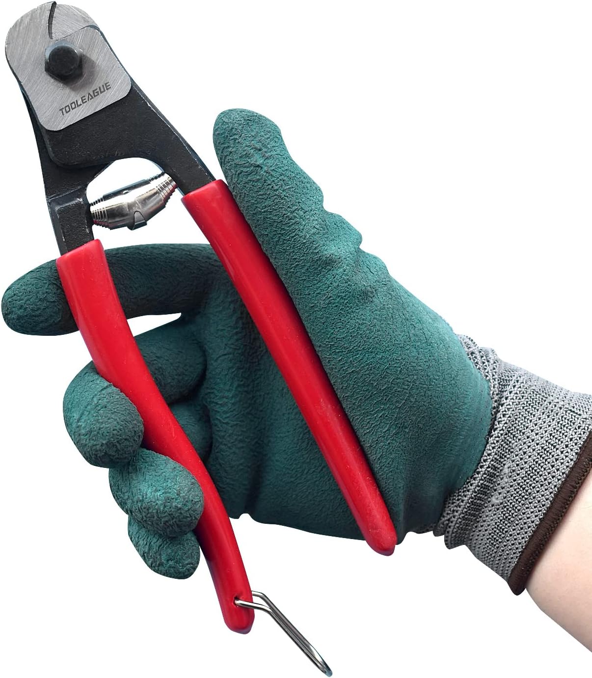 TOOLEAGUE 10 inches Cable Cutter,Heavy Duty Cable Cutting, High Leverage Cutter for Aluminum, Copper, Wire, Communications Cable