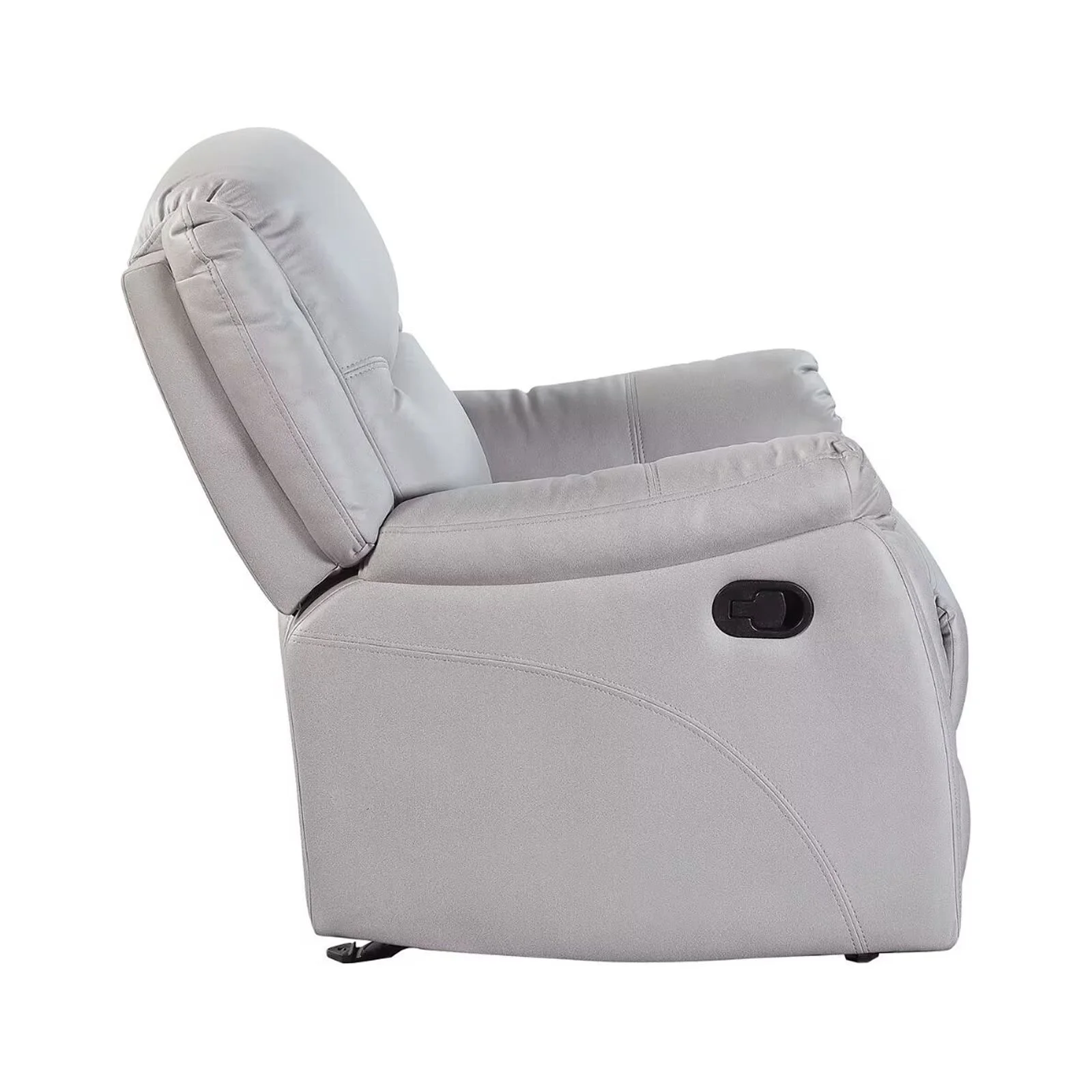 Morden Fort   Arm Chair Accent Microfiber  Recliner  for Living Room Bedroom White