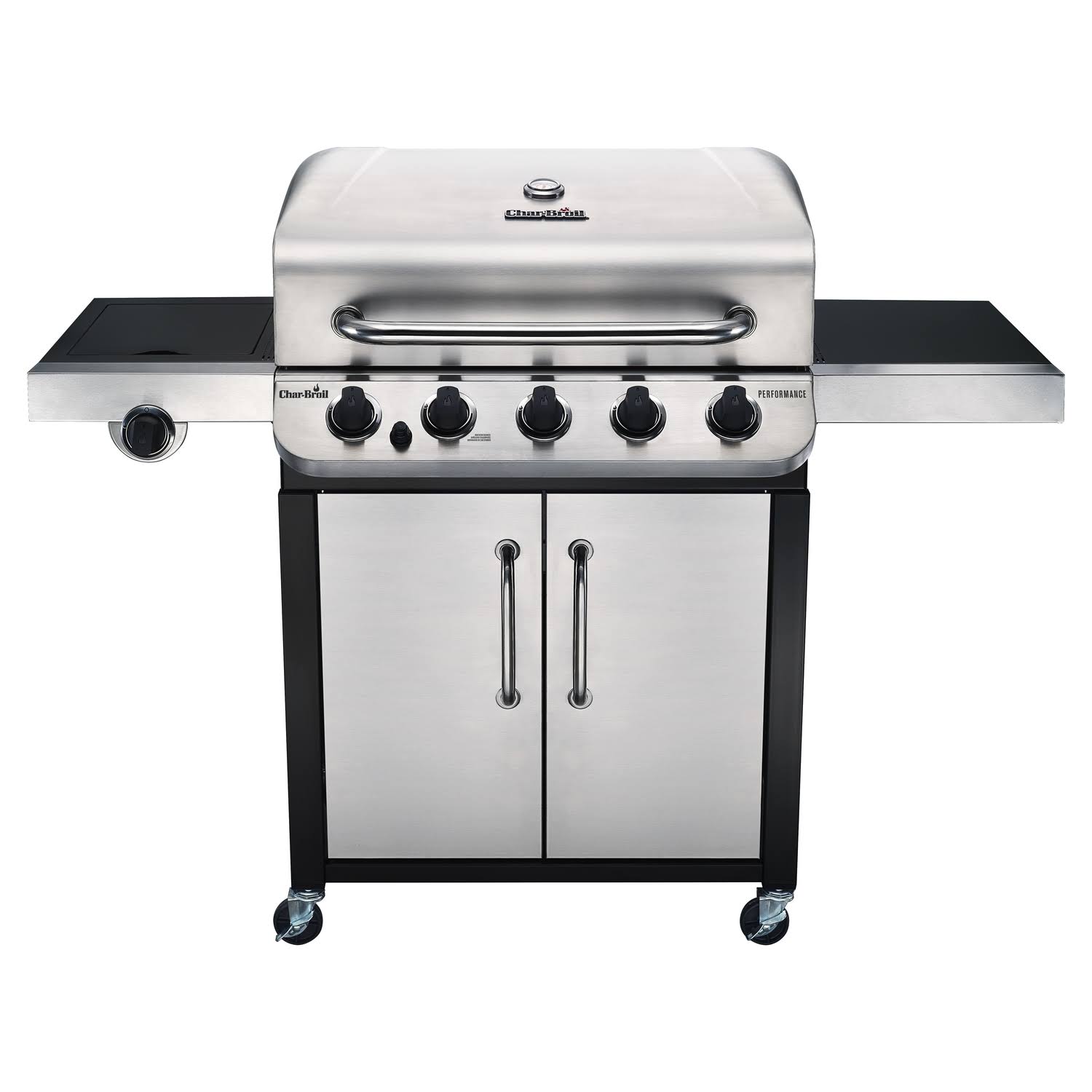 Char-Broil Performance 550 5 Burner Cabinet - Black/Silver