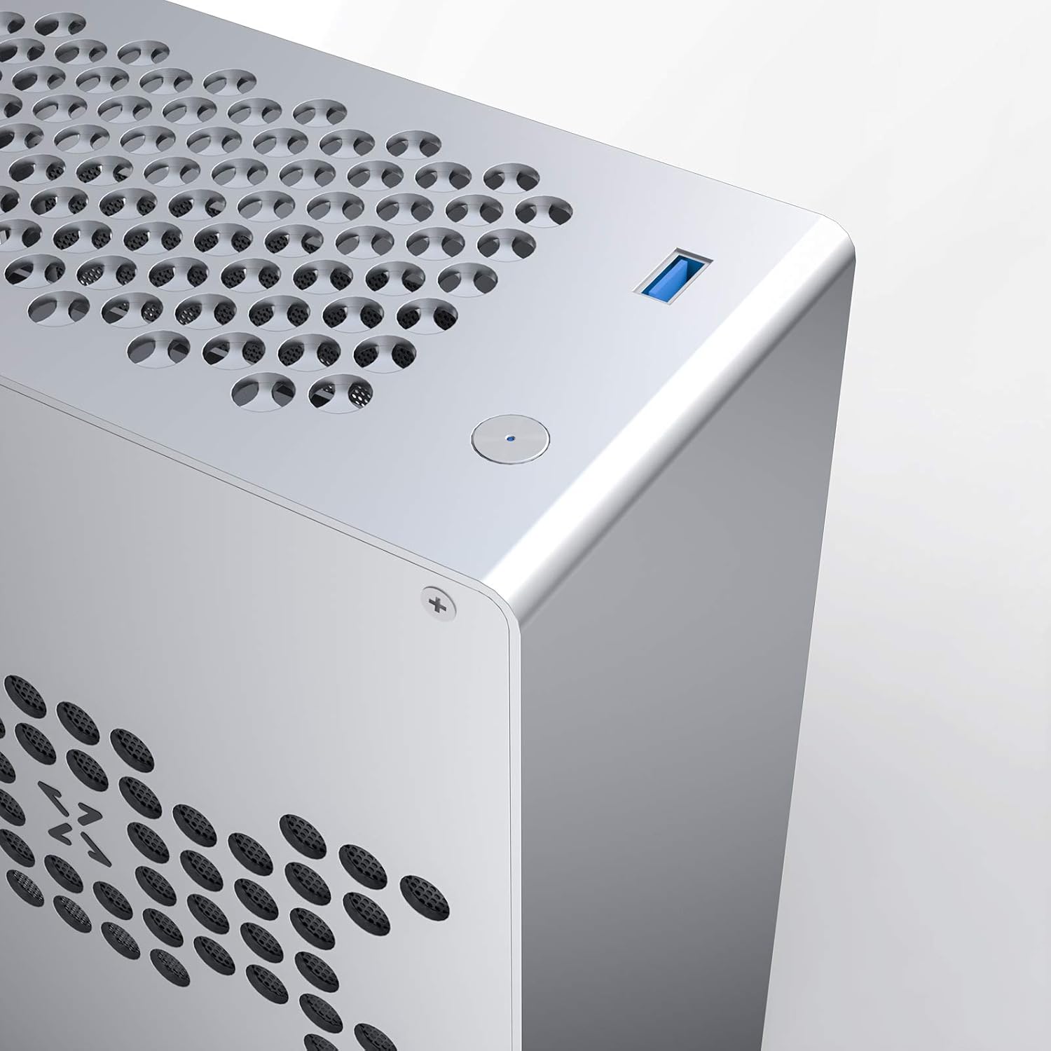 A1 Mini ITX Case Desktop PC Case Micro Slim Portable 2021 Small Backpack Aluminum Alloy Chassis DIY Installation for Gaming and Home Use