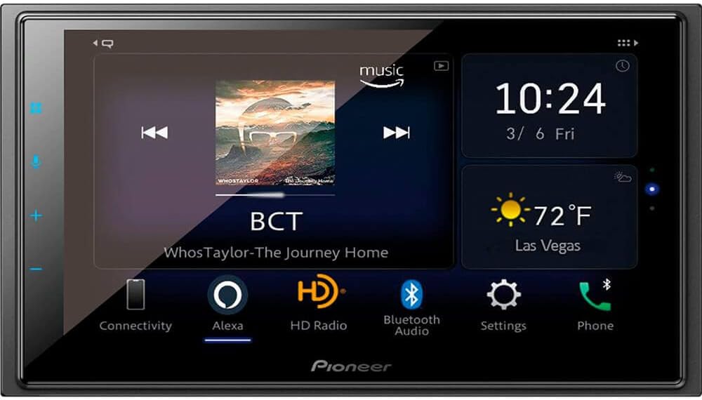 DMH-W4660NEX - In-Dash Multimedia Receiver with 6.8" WVGA Capacitive Touchscreen Display