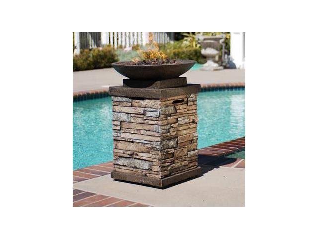 Bond Newcastle 20lb Gas Firebowl, Brown