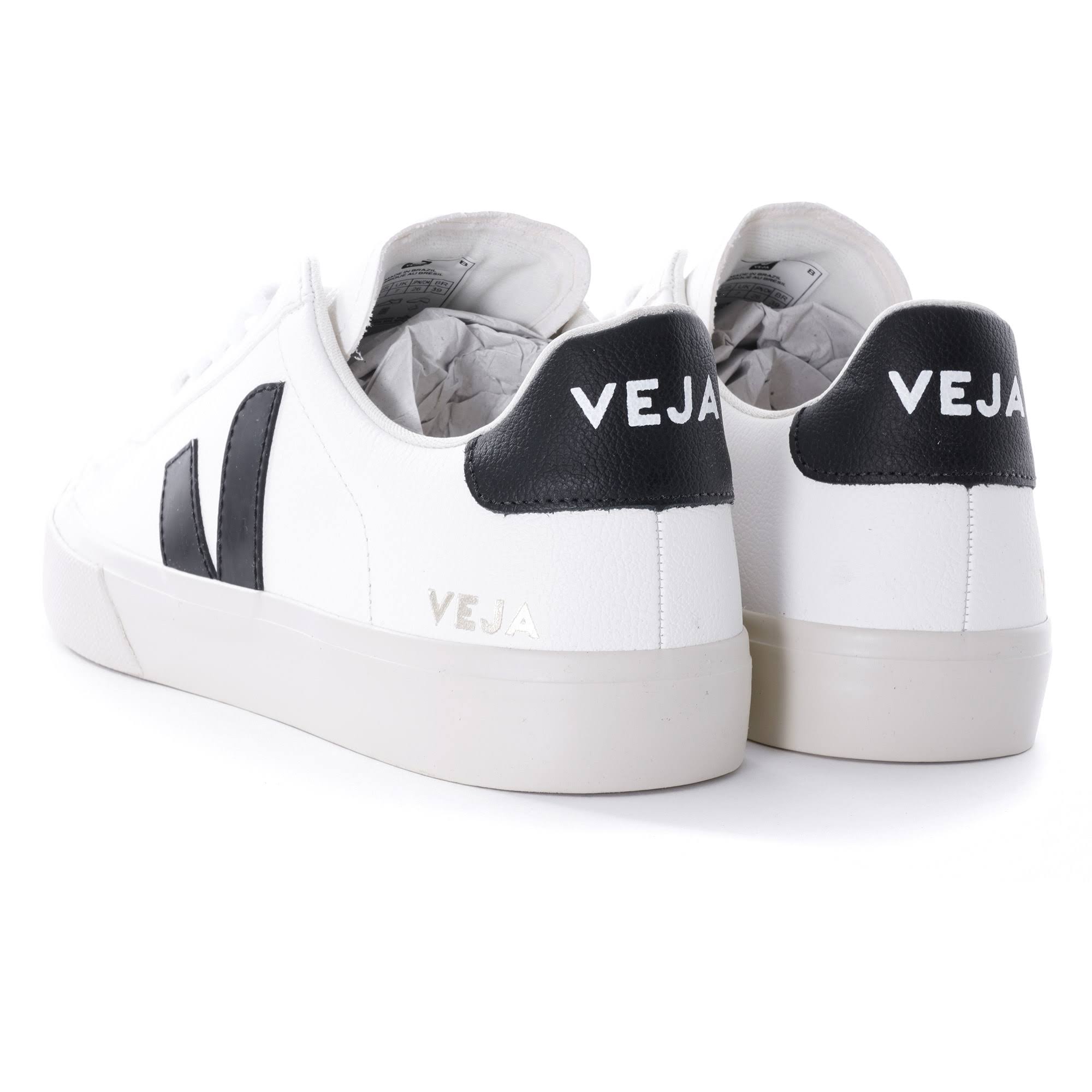 Veja Campo Chromefree (White / Black)