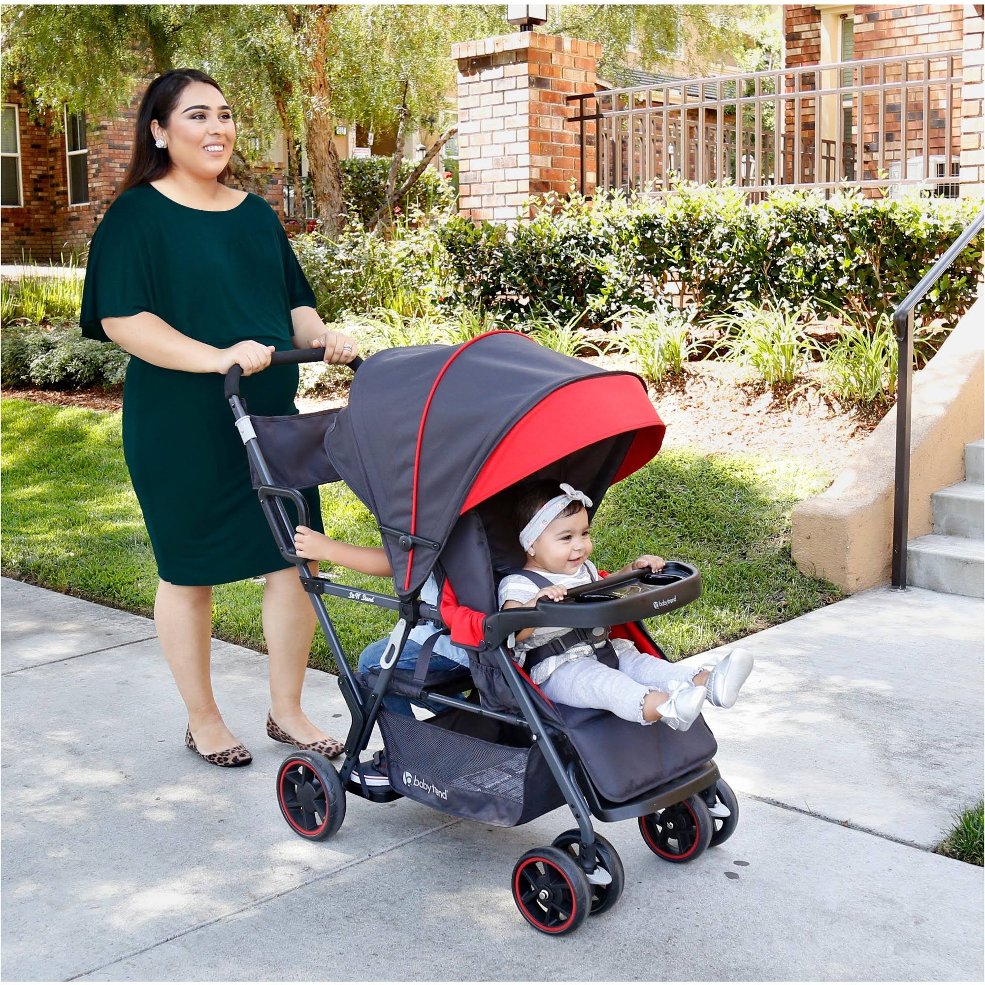Baby Trend Sit N& Stand Sport Stroller - Dusk Red