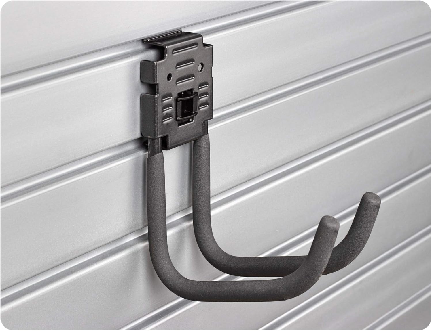 HandiWall Sports Accessory Kit with Locking Bracket Hooks for Slatwall Panel Organization