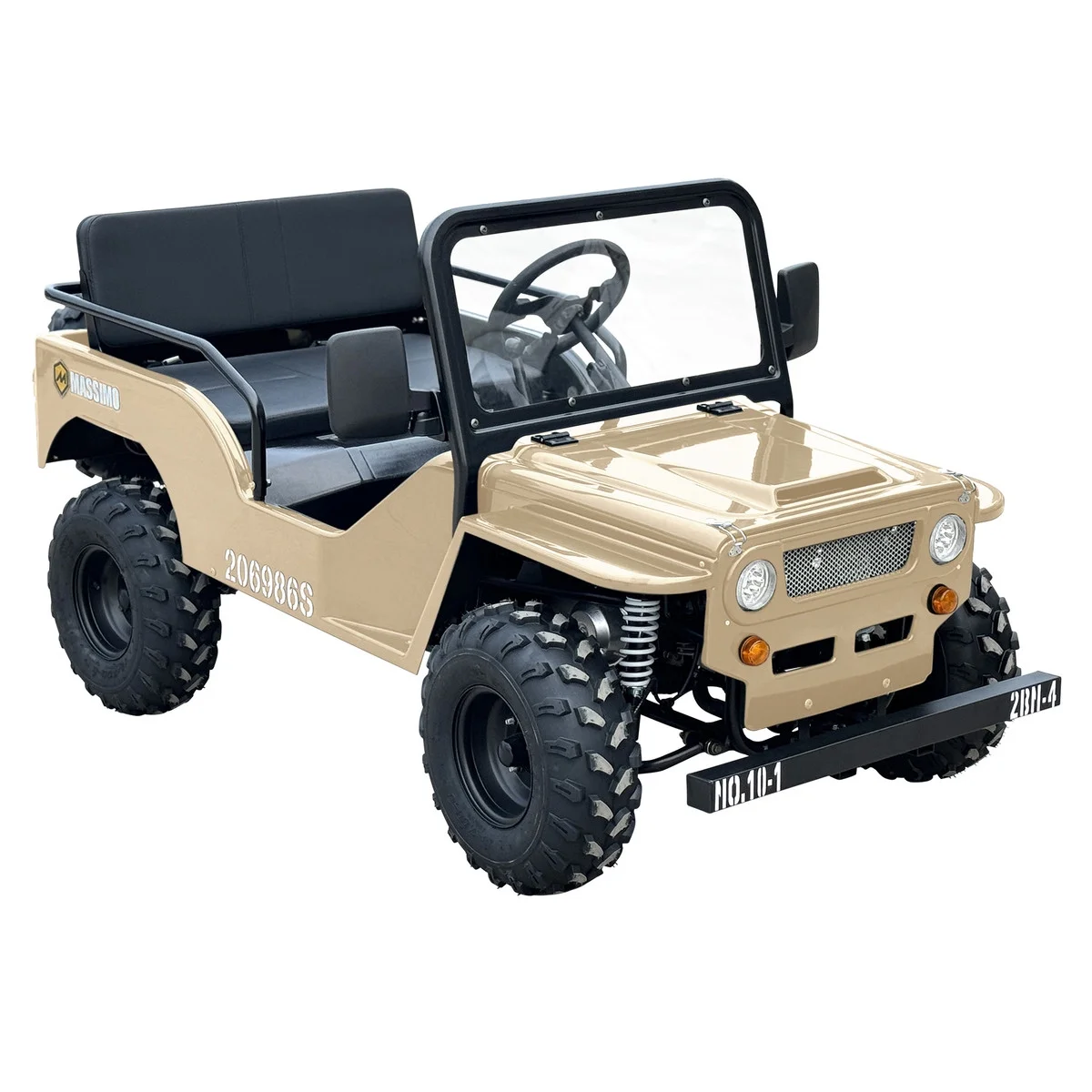 Massimo Mini 125 | 4 Stroke 9HP 2WD (Go Kart) (Quicksand) - Curated Treasures Market