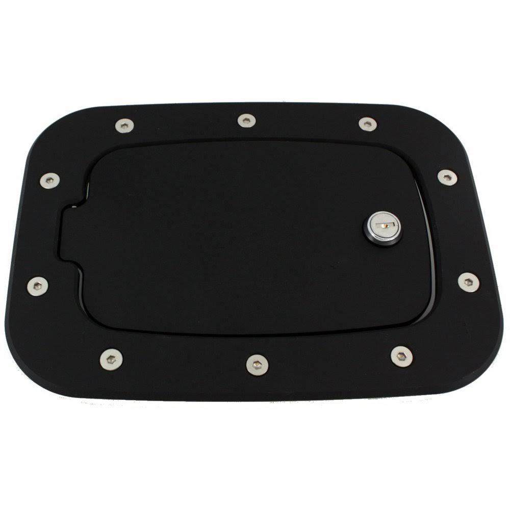All Sales 6058GKL Race Style Billet Fuel Door