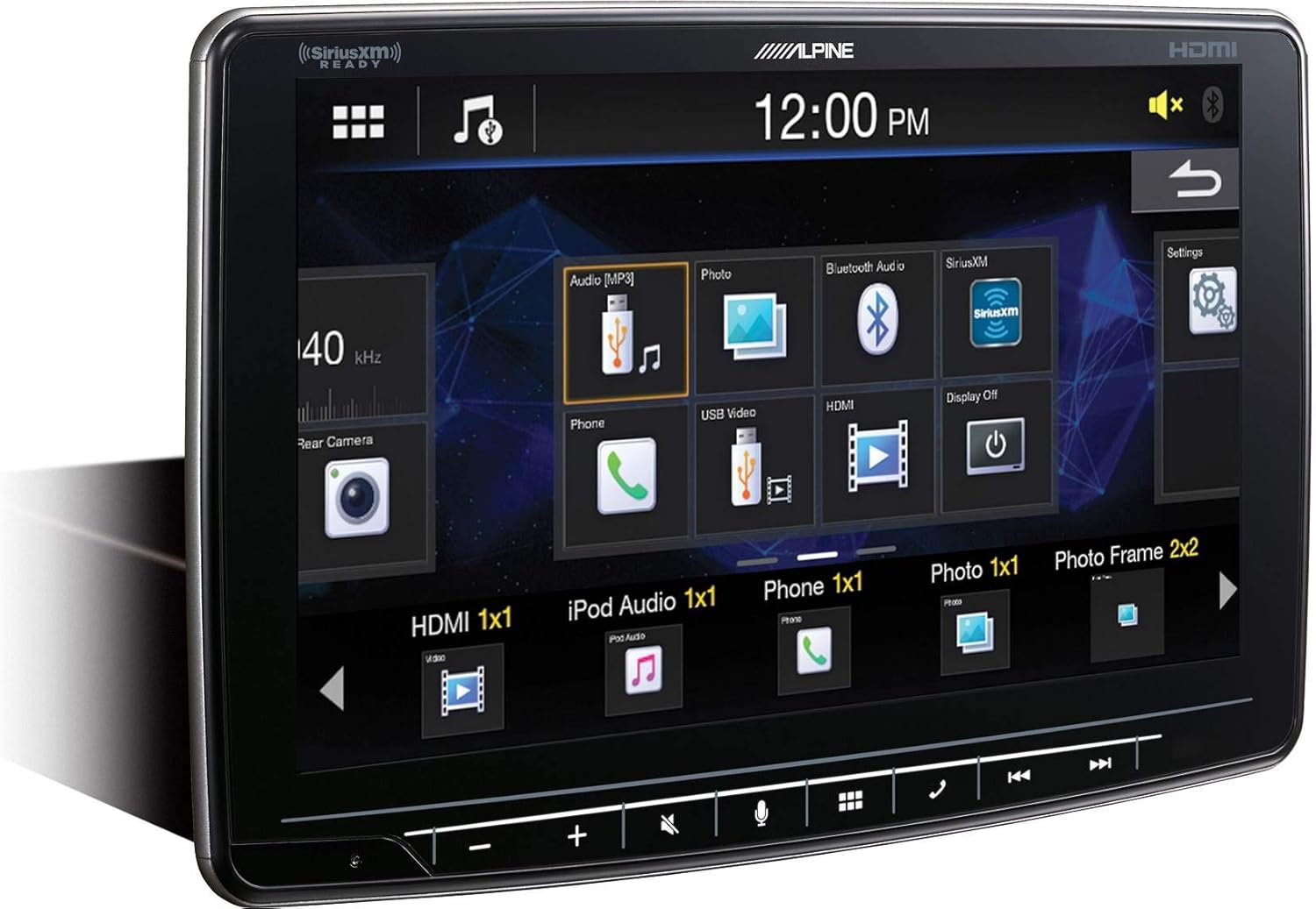 Alpine iLX-F409 Car Audio 9" Touchscreen Bluetooth Digital Media Radio Receiver