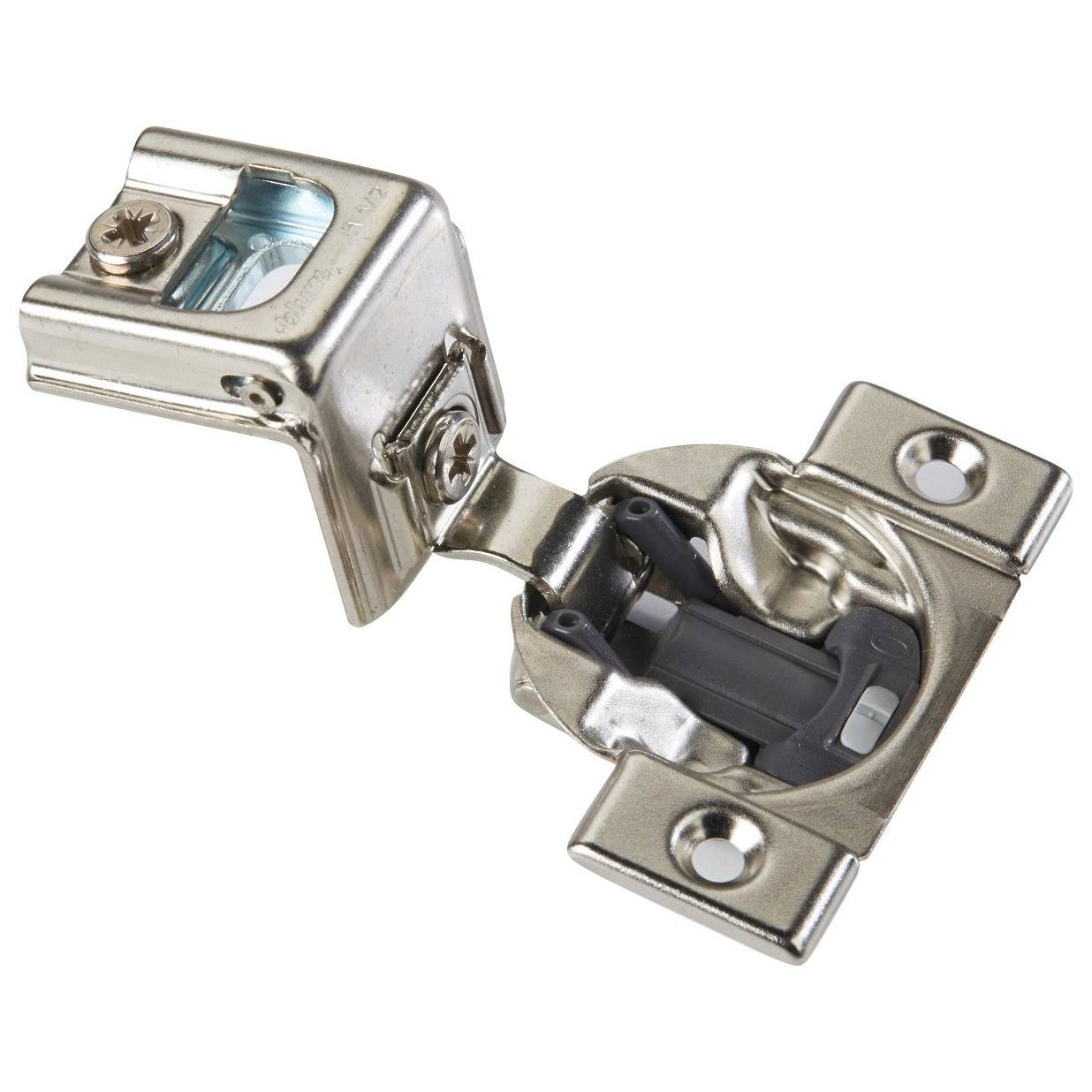 Rok Hardware 25 Pack Blum 110 Degree Compact 39C Series Blumotion 1.5 inch Overlay Screw-On Self-Closing Cabinet Hinge