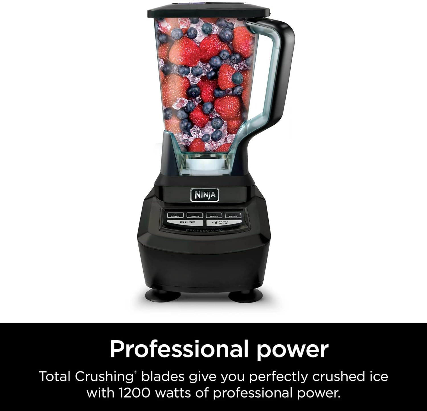 Ninja BL780WM Mega Kitchen System Blender/Food Processor with 1200W Base, 72oz Pitcher, 64oz Processor Bowl, 16oz Cup for Smoothies, Dough & More