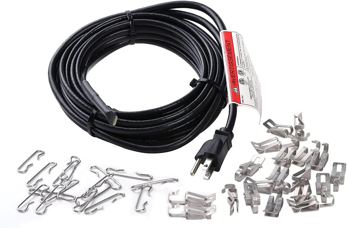 HEATIT HIRD 200 feet 5 Watts Per Foot Roof & Gutter Snow De-Icing Cable