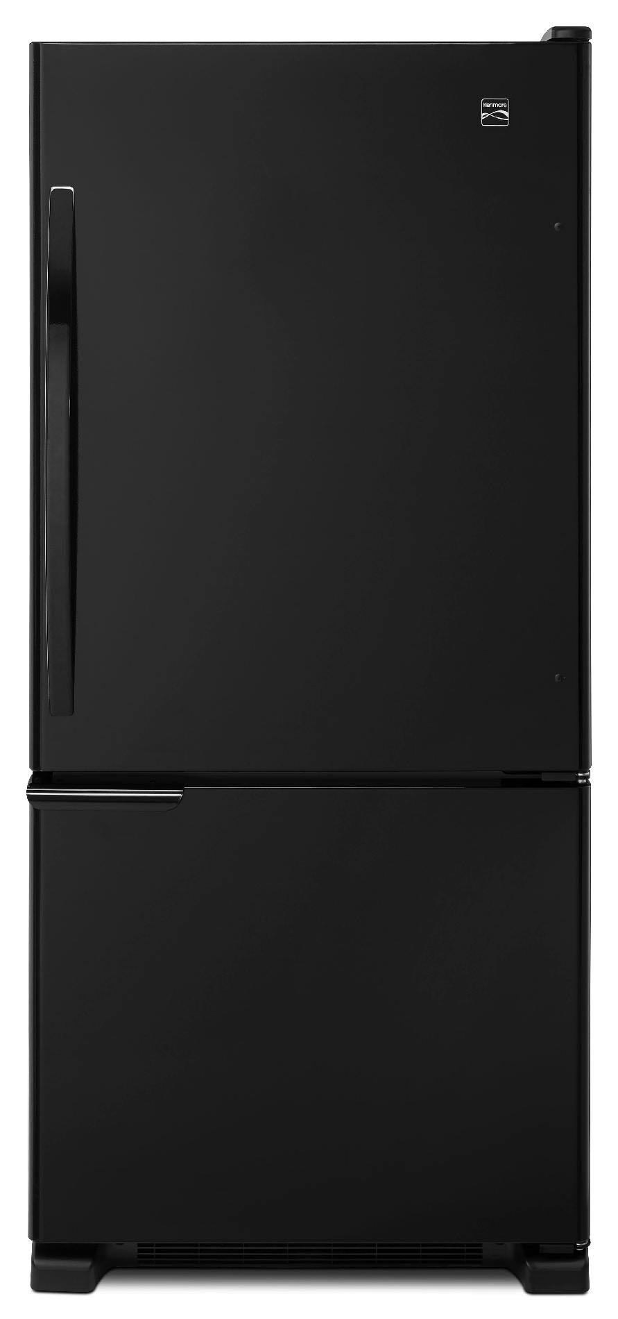 Kenmore 6931 Bottom-Freezer Refrigerator - 19 cu ft - Black