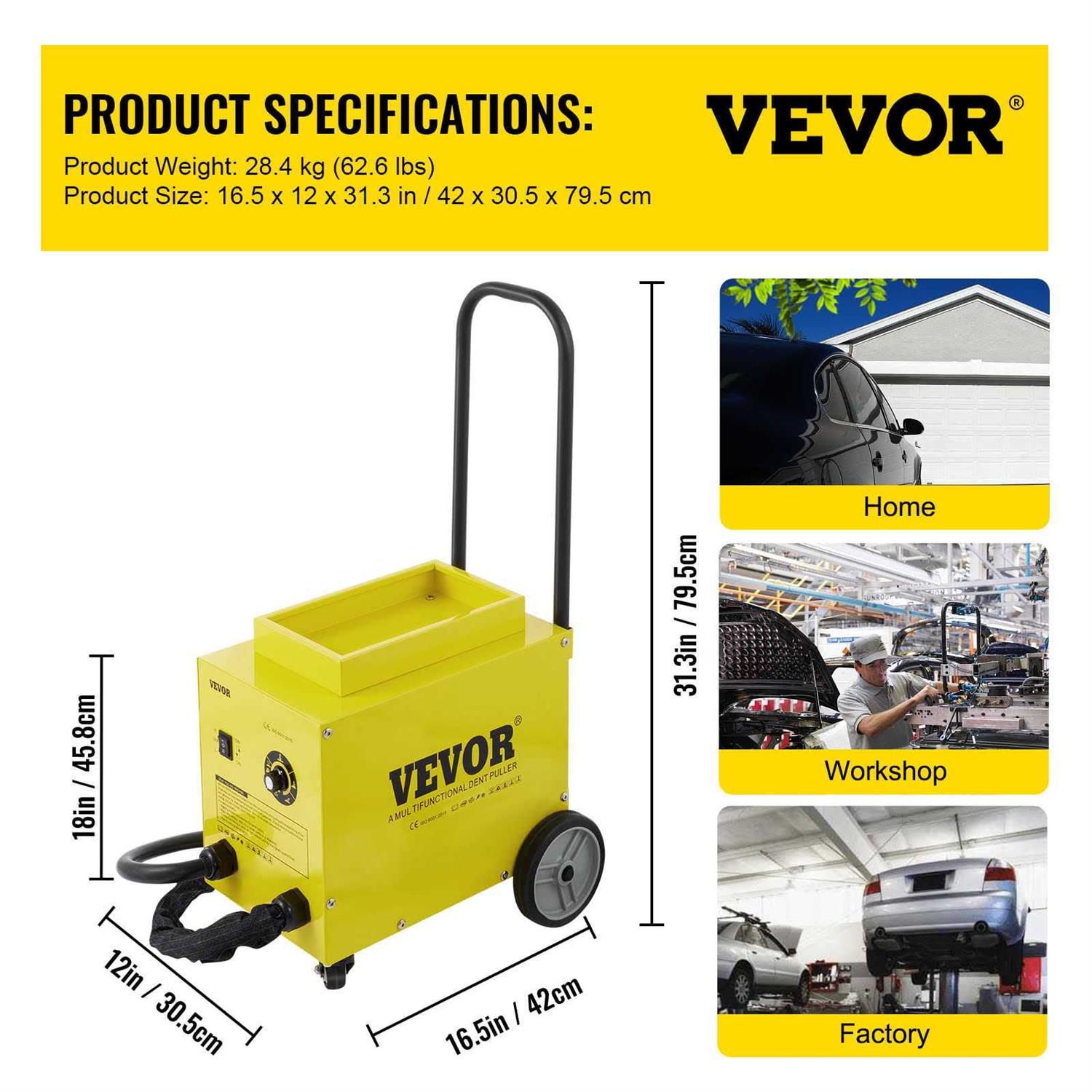 VEVOR SG-7500 Dent Pulling Machine Removal System Station - Shop Hardware Tools Online Store