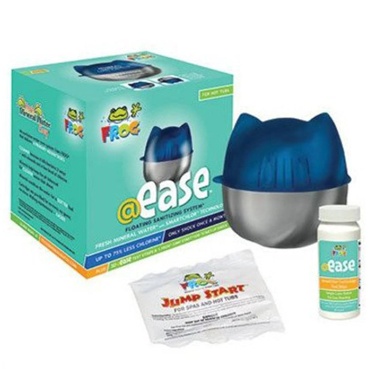 @ease Floating Sanitizing System + 3 @ease SmartChlor Replacement Cartidge Kit