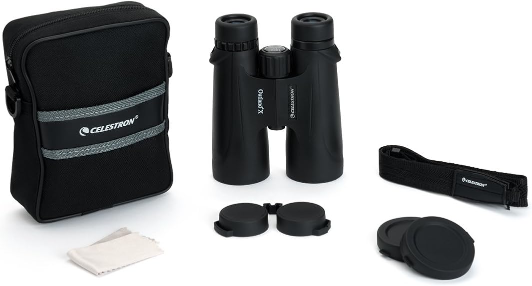 Celestron – Outland X 10x50 Binocular – Waterproof & Fogproof Binoculars for Adults with 10x Magnification – Multi-coated Optics and BaK-4 Prisms – Great for Low Light Conditions