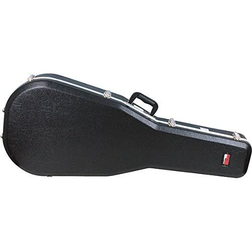 Gator Cases Deluxe ABS Molded Plastic Case for Dreadnaught Styled Acoustic Guitars (GC-DREAD)