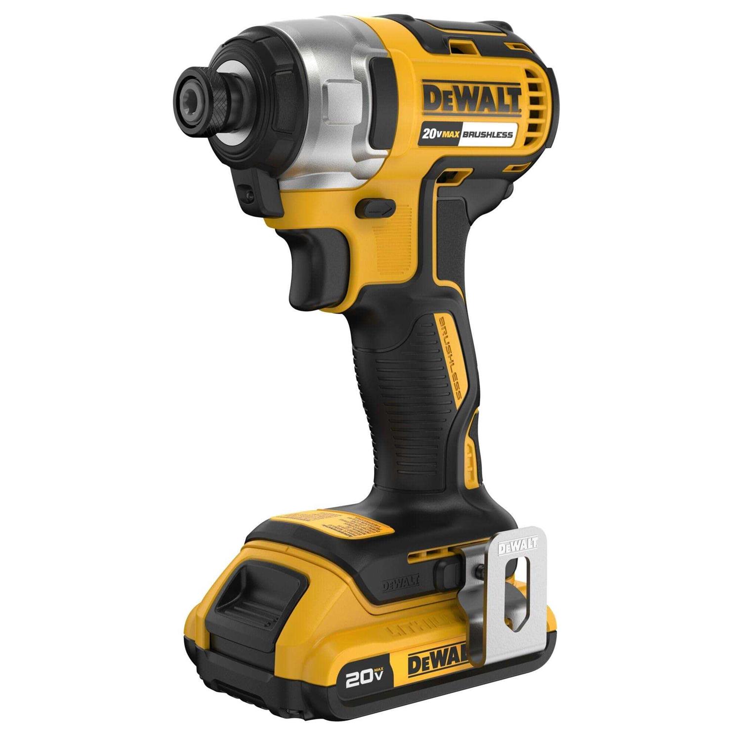 DEWALT 20V MAX Brushless 1/4 in. Hex Cordless Impact Driver Kit - Shop Hardware Tools Online Store