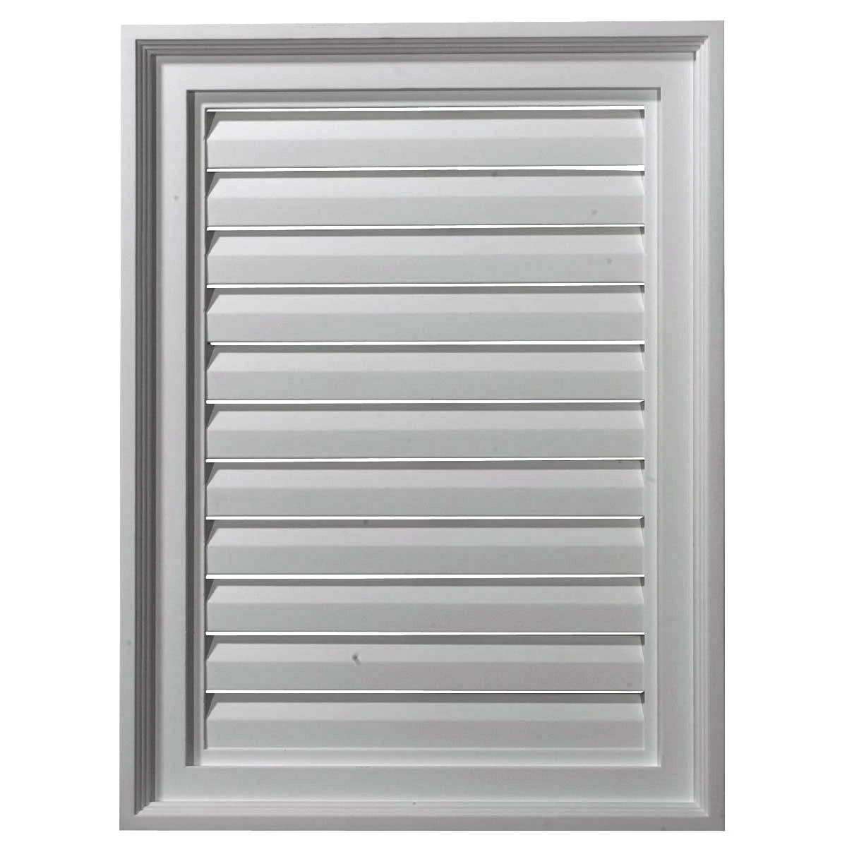 18 inchw x 14 inchh Vertical Urethane Gable Vent Louver, Functional