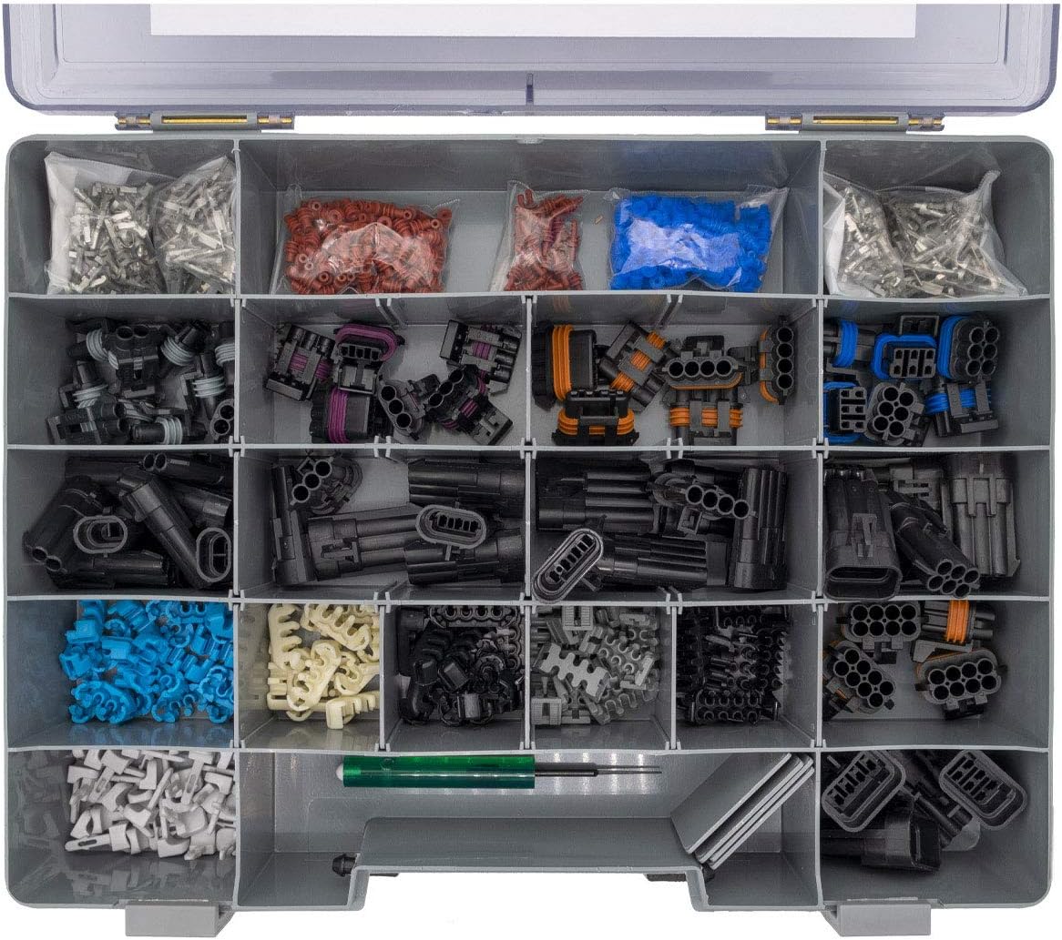 Delphi Metri-Pack Connector Kit MP-150-771: Sealed Automotive Electrical Connectors 24-18 Gauge 771 Piece Kit